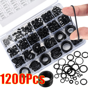 Nitrile Rubber O Ring Gasket Car Auto Vehicle Repair Faucet Plumbing Air or Gas Sealing Elastic Resist Oil and Heat O Ring Kit