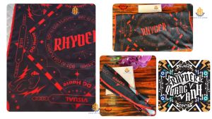 KHĂN BANDANA lụa latin 60x60cm/70x70cm thiết kế ĐỘC QUYỀN TỪ BBN CHO FAN RHYDER QUANG ANH DG HOUSE