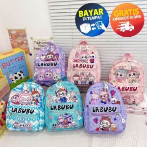 MIKADO - BK229 TAS SEKOLAH TAS RANSEL ANAK KARAKTER LABUBU TAS SEKOLAH ANAK TAS ANAK TK TAS RANSEL SEKOLAH
