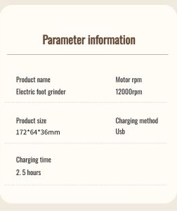New Electric Foot Grinder To Remove Dead Skin Calluses Pedicure Talisman Stone Foot Repair Automatic Heel Foot Skin Grinding电动磨脚器