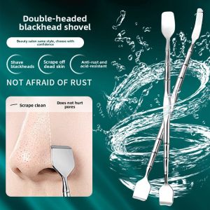 CHUBEISHI | Manual Blackhead Remover Tool with Dual-Head Pimple Needle