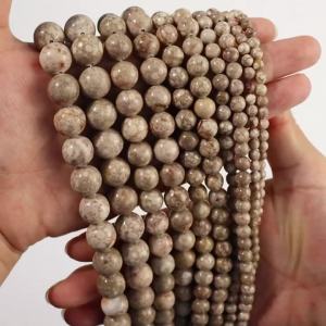 Hạt Đá Maifan Mờ Tự Nhiên Hình Tròn Kích Thước 4-12mm Dùng Làm Phụ Kiện Trang Sức Tự Chế Vòng Tay Vòng Cổ.
