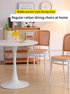 TRAVELCUL Plastic Chair Dining Chair PP Backrest Chair Nordic Chair Cafe Kerusi Elegant Study Chair Kerusi Makan