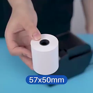 100PCS Foodpanda POS 57x30mm 57x40mm 57x50mm coreless thermal paper for receipt thermal printer roll
