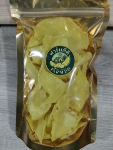 ทุเรียนยนทอด เกรด AB ถุง 200 กรัม สดใหม่ หอม กรอบ อร่อย ไม่เหม็นหืน ไม่อมน้ำมัน เคี้ยวมัน เคี้ยวเพลิน ส่งจาก อ.แกลง ระยอง ฟาร์มดีดีทุเรียนทอด