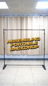 KELIN Adjustable Photography Backdrop Stand – 2.3m/3m Adjustable Height with Carry Bag for Studio Props & Events