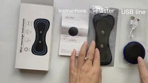 Rechargeable Mini Electric Neck Massager Cervical Shoulder Body Massager Muscle Pain Relief