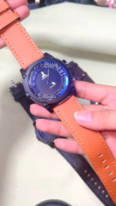 Jam Tangan Kasual Analoq Pria QS Strap Kulit Terbaru 2025