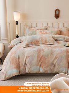 Antibacterial Warmth Four-Piece Set Flannel