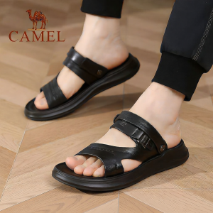 Camel | Dép Nam Da Thoáng Khí