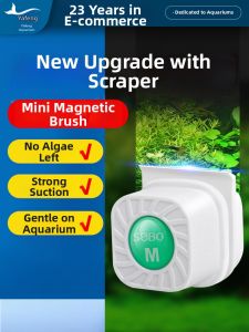 Strong Magnetic Algae Removal Fish Tank Brush Mini
