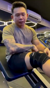 TaffSPORT Pelindung Lutut Knee Support Compression Sport Fitness - A-7718