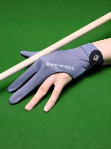 JYHOME | Light Blue Professional Right-Hand 3-Finger Snooker Glove