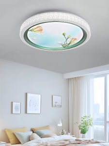 Modern Minimalist Acrylic LED Ceiling Light for Bedroom 220V round Shape Lighting 10-15 Square Meters Smart Control Not Supported