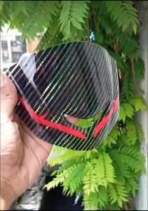 VISOR WINDSHIELD YAMAHA 125Z 125ZR FIZR F1ZR SATRIA HIU 2 TAK BAHAN FULL AKRILIK MOTIF CARBON UNIVERSAL ZM55