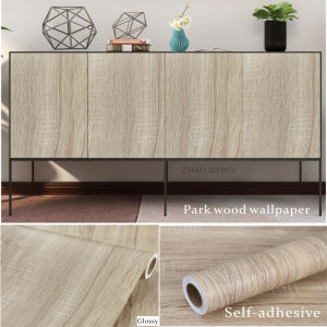 55cm Waterproof Wood Grain 3D Vinyl Stickers Self Adhesive PVC Wallpaper for Wardrobe Cupboard Table Closet Furniture Home Decor