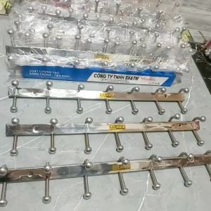 Móc Treo Quần áo Gắn Tường Móc Treo Gắn Tường Inox 7 Chấu Kép
