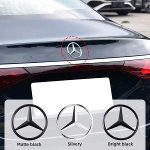 LOGO CỐP SAU MERCEDESs-BENZz đường kính 9cm logo sau mec logo cốp mec logo sau GLK GLA GLC CLA A Class C Class E Class