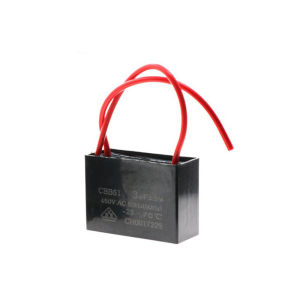 Yolanda【มีสินค้าในสต๊อก】 คาปาซิเตอร์พัดลม CBB61 1.5uF/1.8uF ชิ้นส่วนพัดลม 450V Capacitor