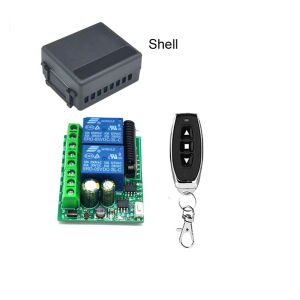 DC 12V 10A 2 Channel Relay Receiver RF Wireless Remote Control Switch 433MHz Universal Garage/Door/Motor Controller Bottle Opener