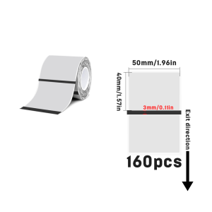 Transparent Thermal Labels Adhesive Label Roll Round Thermal Printer Stickers for Logo for PhomemoM110 M220 P50 DETONGER P1