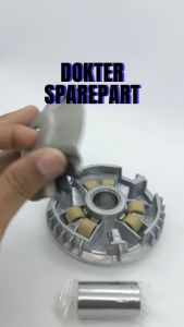 54P RUMAH ROLLER ASSY SET KOMPLIT MIO J / SOUL GT 115 / FINO F1 / X RIDE / ROLER / KIRIAN CVT