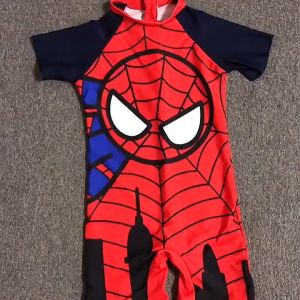 Đồ Bơi Bé Trai Bộ Bơi Bé Trai Habi Fashion HB2213 Thiết Kế Họa Tiết Siêu Nhân Chất Liệu Co Giãn Cho Bé Từ 10-31kg