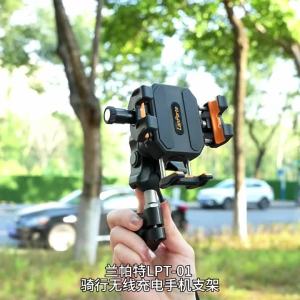 Shockproof Motorcycle Phone Holder 4 Vibration Dampener Anti-Thief Motorbike Bicycle Bike Scooter Phone Stand