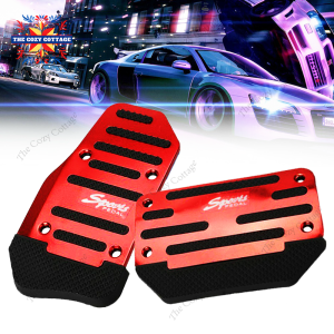 แป้นคันเร่ง แป้นเหยียบกันลื่น ที่ครอบคันเร่งรถยนต์ แป้นเบรค ป้องกันกา รลื่นอย่างดี แป้นเหยียบเบรค เท้าฝาครอบเหยียบ แป้นเหยียบรถยนต์ครอบเหยียบ