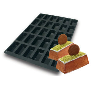 Silikomart Commercial Silicone Baking Mold Long Rectangle Cake Mousse Baking Tools Kitchen Cooking Utensils Square Shape