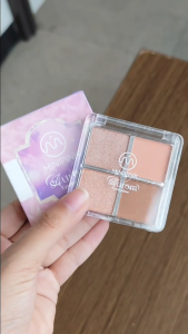 MINIPINK Aurora Eyeshadow Palette 4 Color Makeup Mata Glitter Matte Tahan Lama Pigmented MP047