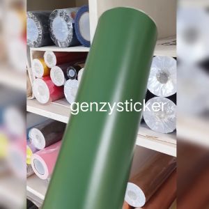 stiker skotlet hijau army sticker scotlite hijau tua