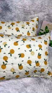 Vỏ gối cotton đũi sơ đậu nành trần bông dày dặn nhiều màu kích thước 45x65cm được chọn mẫu