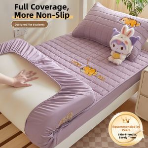 Anti-slip Dirty-proof Bed Skirt for Dorm Use