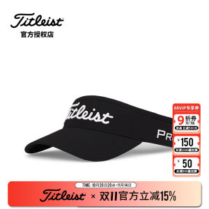 Titleist Mens Golf Cap Classic Professional Style Spring 2025 New No-Top Hat Versatile Sports Fitness Fans Supplies