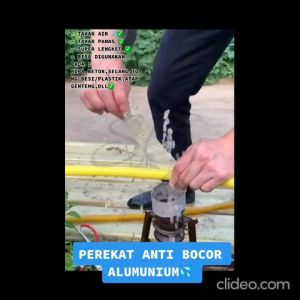 Lakban Aluminium Foil 3m x 5cm Waterproof Anti Panas Bocor Tape LS549