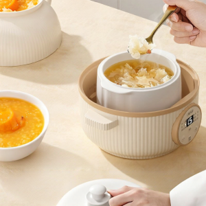 JIEXG | Ceramic Water-Bath Cooking Pot for Baby Food