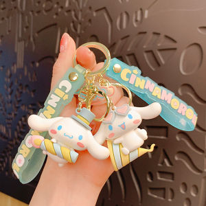 móc khóa chó dễ thương gấu trúc móc khóa túi móc chìa khóa ô tô