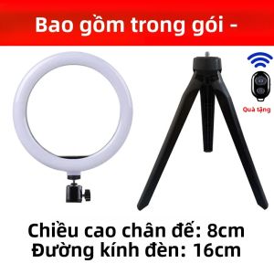 Đèn LED Selfie Ring Light 26/33cm Đèn Chụp Ảnh USB Có Thể Điều Chỉnh Độ Sáng Có Điều Khiển Từ Xa Cho Điện Thoại Video Live Fill Light