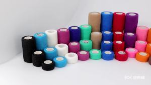COYOCO 2.5/5/7.5/10cm*4.8m Non Woven Elastic Self Adhesive Bandage Cohesive Bandage for Sports Fixing Finger Wrist Leg