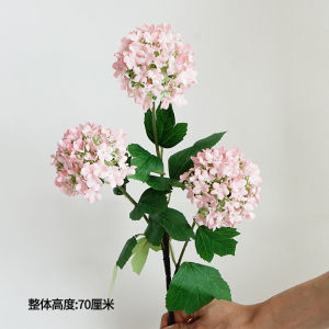 High-End Wood Embroidered Ball Artificial Flowers Living Room Decorative Plants Table Centerpiece Clothing Store Decoration