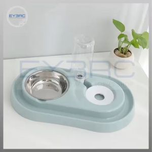 2 in 1 Automatic Pet Feeder with Bottle (Oval)