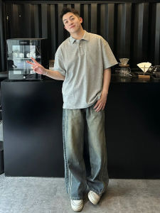 Youlin Thương Hiệu Nam Tay Lửng Cotton Áo Sơ Mi Giản Dị Phong Cách Trẻ Trung Dáng Rộng Nữ Tay Ngắn Mùa Hè Độ Dày Ve Áo Áo Thun