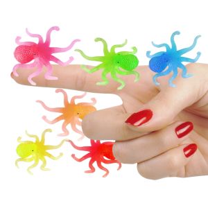 Soft Rubber Simulation Small Octopus Mini Octopus Set Kindergarten Childrens Toys Bathing Fish Catching Shrimp Animal