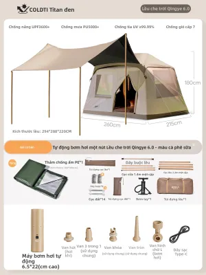 The Primitive | Lều và Mái Che Chống Nước Tự Động Bơm Hơi 6.0