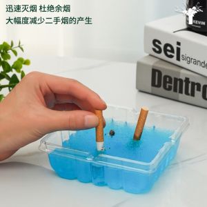 Disposable Smoke Sand Ashtray Eco-friendly No-dismantle Living Room Car Smoke Extinguisher Modern Simple Plastic Decorative Ashtray