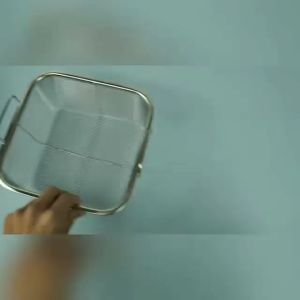 Stainless Steel Square Shape Mesh Skimmer/Colander