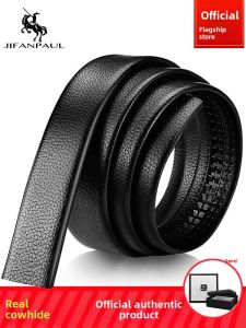 Mens Genuine Leather Automatic Buckle Belt