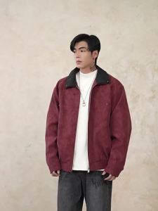 LUJIAMEN | Baron Style PU Leather Jacket Loose Fit
