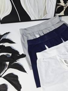 Supportive Open Fly Front Boxer Shorts Mens Stretch Long Leg Sport Boxers Breathable Mesh Fly Zone Moisture-Wicking Underwear